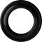 Ekena Millwork Holmdel Ceiling Medallion (Fits Canopies up to 12 7/8"), 20 7/8"OD x 12 7/8"ID x 1"P, Jet Black CM20HOBLF - alternate 1